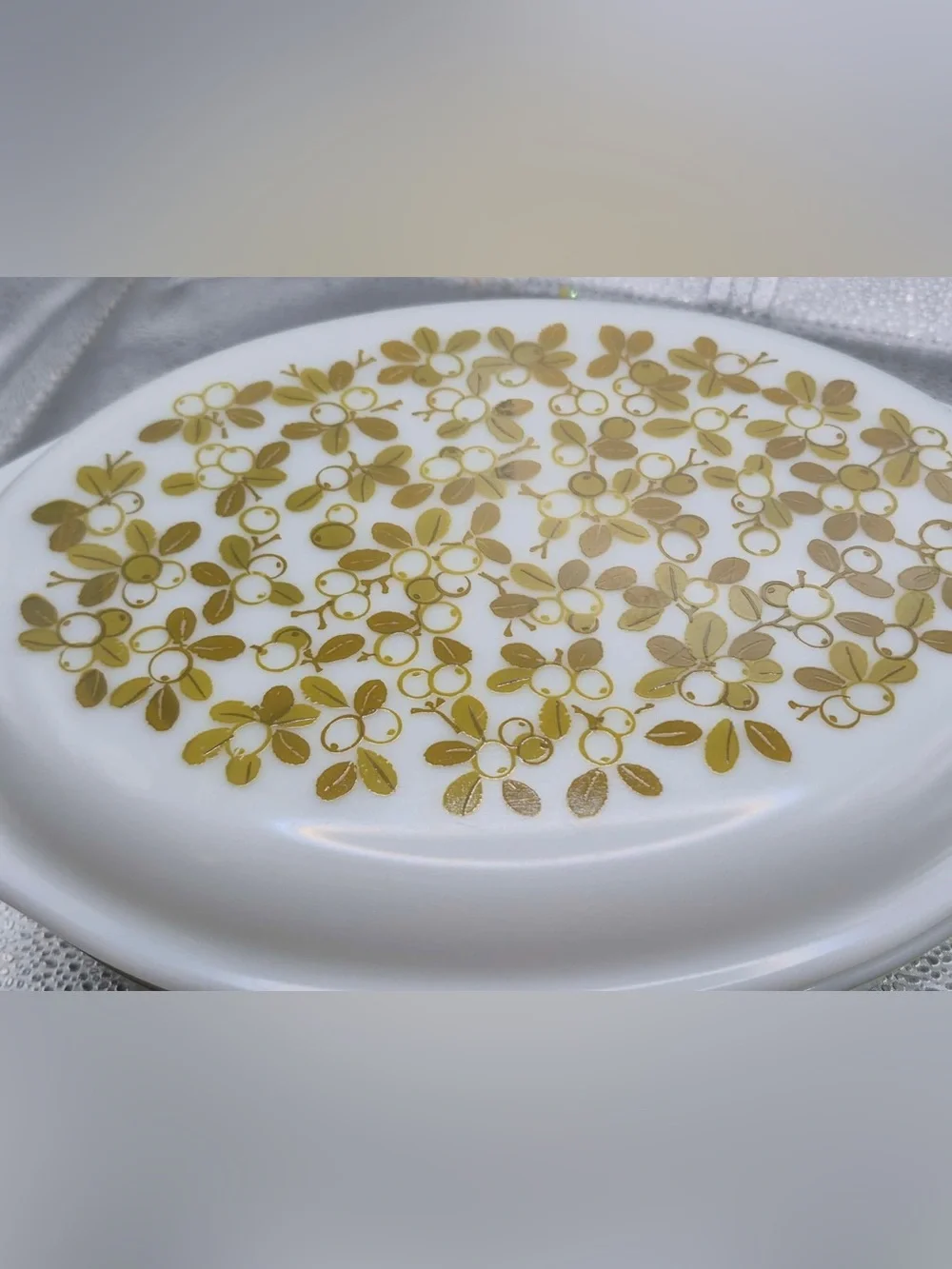 Vintage Pyrex Verde Olive Green 2 1/2 Qt Oval Casserole Dish With Lid 043